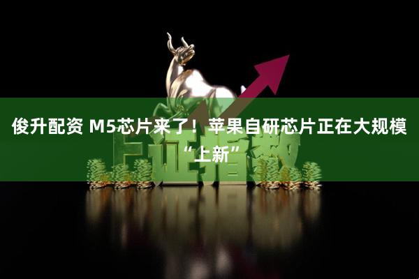 俊升配资 M5芯片来了！苹果自研芯片正在大规模“上新”